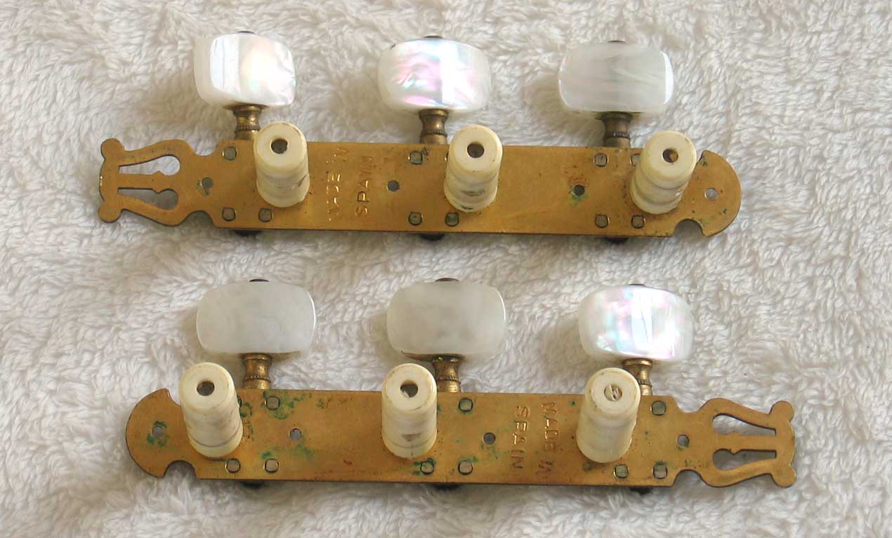 VINTAGE Fuetero Classical Guitar Bridge from a 1972 Ramirez 1a