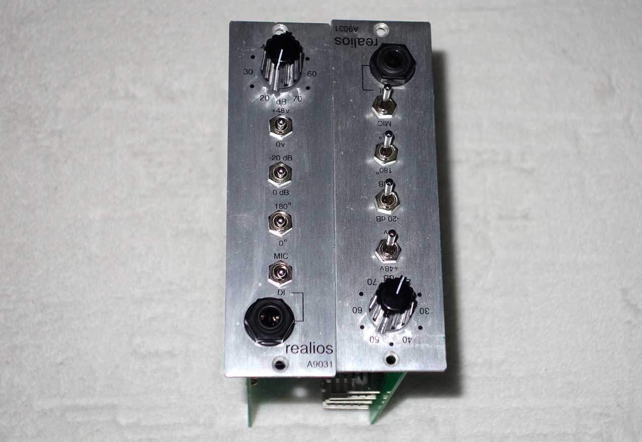 Anamod Realios A9031 Helios Mic Preamp For 500-Series Racks