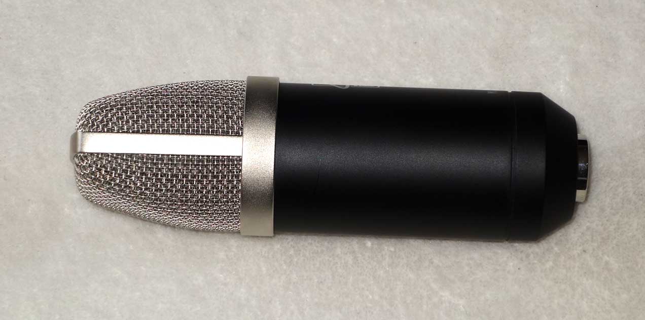 Roswell Audio Mini K47 Condenser Mic w/ Pouch, 2x Mounts, Cardioid Pattern