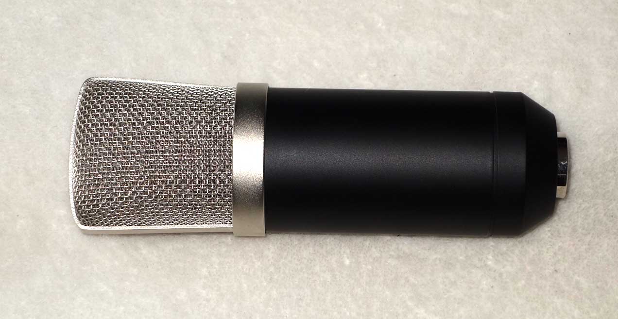 Roswell Audio Mini K47 Condenser Mic w/ Pouch, 2x Mounts, Cardioid Pattern