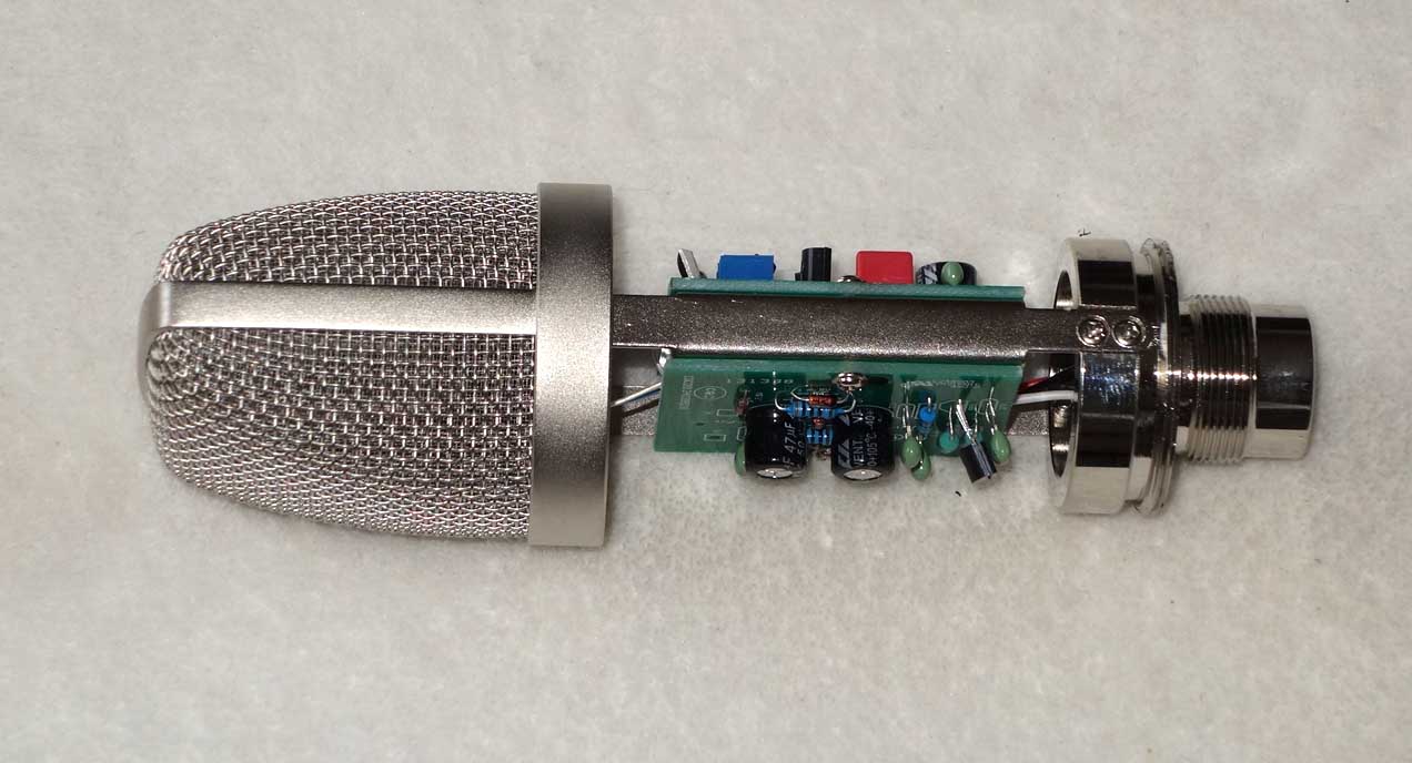 Roswell Audio Mini K47 Condenser Mic w/ Pouch, 2x Mounts, Cardioid Pattern