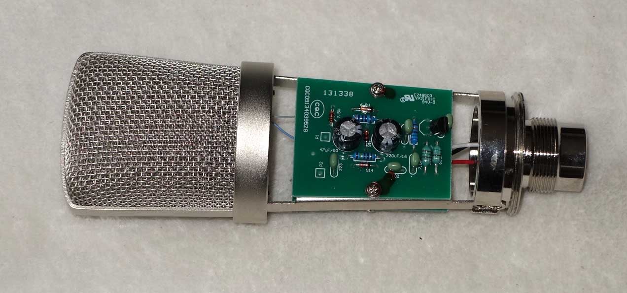 Roswell Audio Mini K47 Condenser Mic w/ Pouch, 2x Mounts, Cardioid Pattern