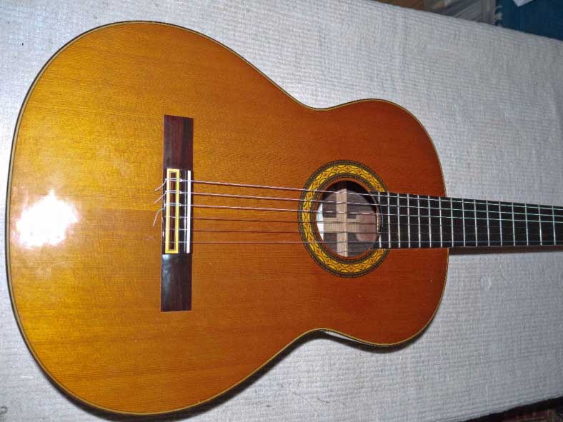 VINTAGE 1976 Sakurai Kohno Model 5 Classical Guitar Signed w/ Sakurai Japanese Signature Stamp