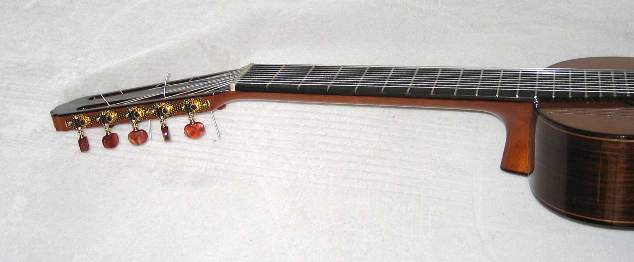 VINTAGE 1976 Sakurai Kohno 5 Classical Harp Guitar 10-String Conversion