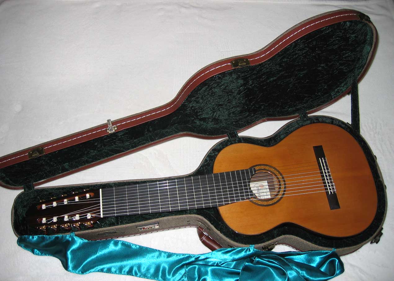 VINTAGE 1976 Sakurai Kohno 5 Classical Harp Guitar 10-String Conversion