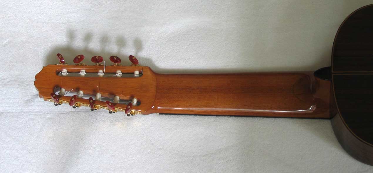 VINTAGE 1992 Sakurai Kohno Excellent  Classical Harp Guitar 10-String Conversion
