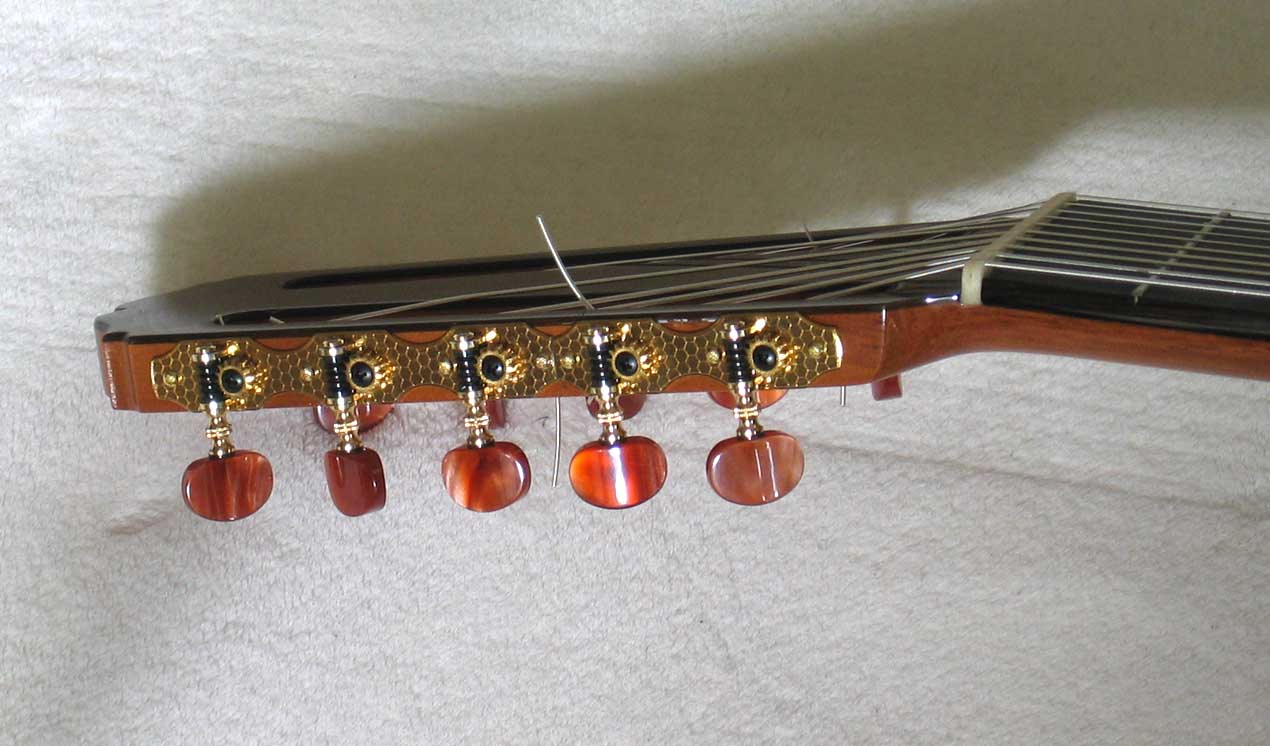 VINTAGE 1992 Sakurai Kohno Excellent  Classical Harp Guitar 10-String Conversion