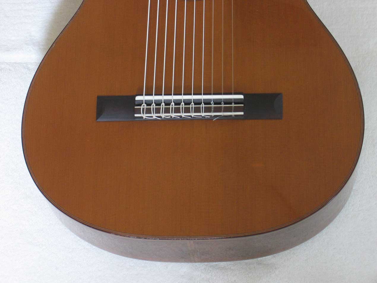 VINTAGE 1992 Sakurai Kohno Excellent  Classical Harp Guitar 10-String Conversion