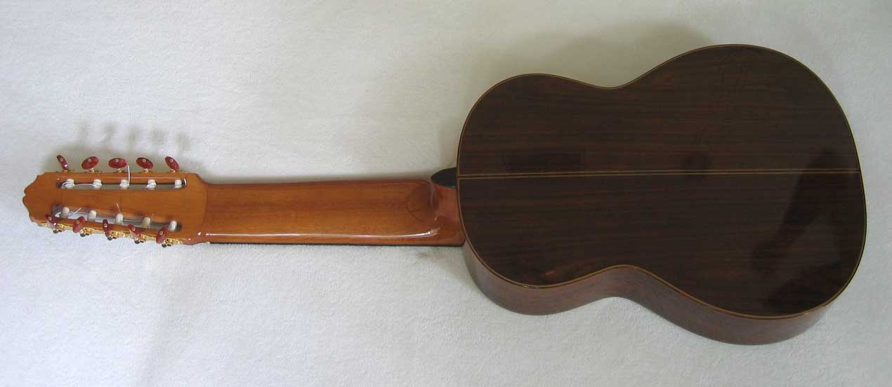 VINTAGE 1992 Sakurai Kohno Excellent  Classical Harp Guitar 10-String Conversion