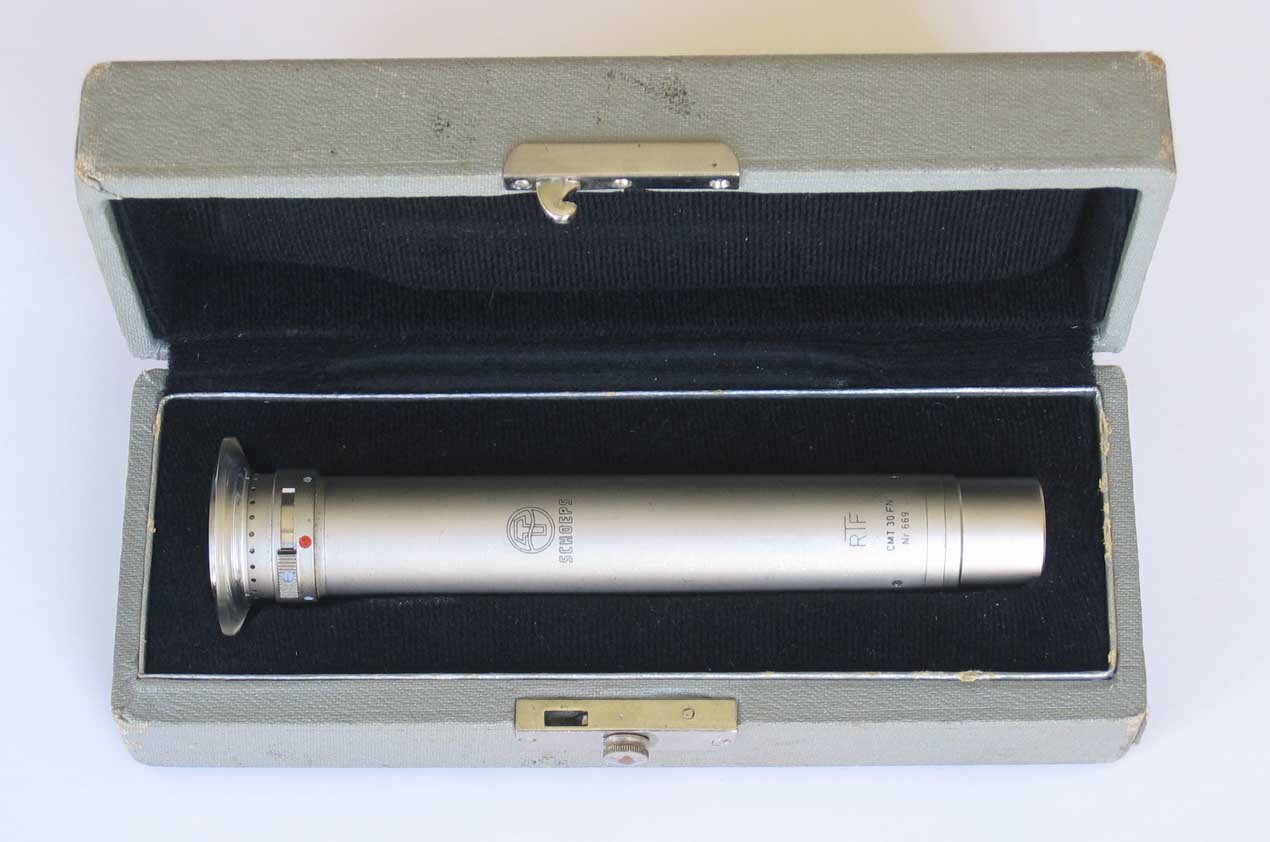VINTAGE 1960 Schoeps M221 Original Case for M221A, M221B, M221F, and CMT30F Mics
