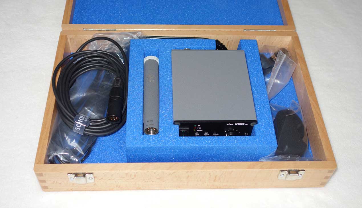 Factory Refurbished Schoeps M222 Tube Mic w/AC701k Telefunken Tube