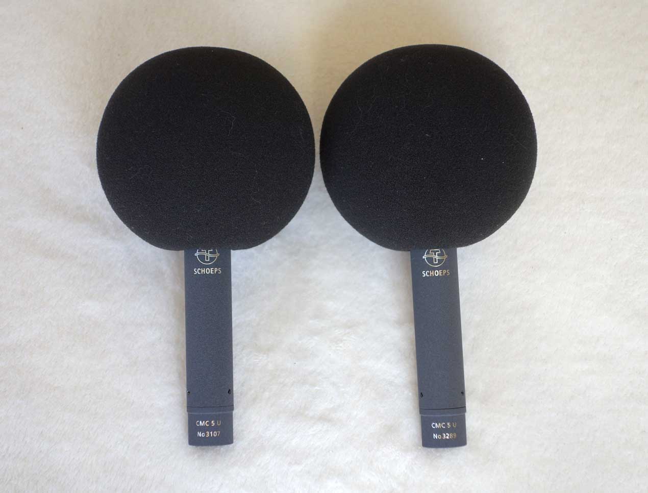 Factory Refurbished Schoeps MK3 Matched Pair Diffuse-Field Omni Capsules