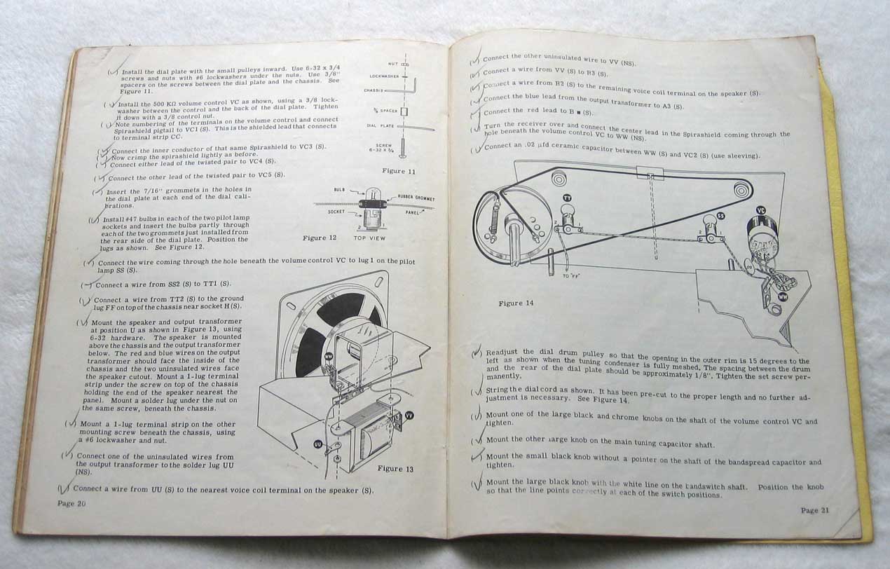 VINTAGE Heathkit AR-3 Manual for AR-3 HAM / Shortwave / Analog Tube AM Radio Receiver