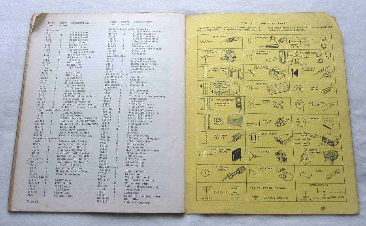 VINTAGE Heathkit AR-3 Manual for AR-3 HAM / Shortwave / Analog Tube AM Radio Receiver