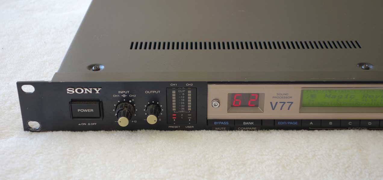 Sony DPS-V77 Digital Reverb / Multi-Effects Unit