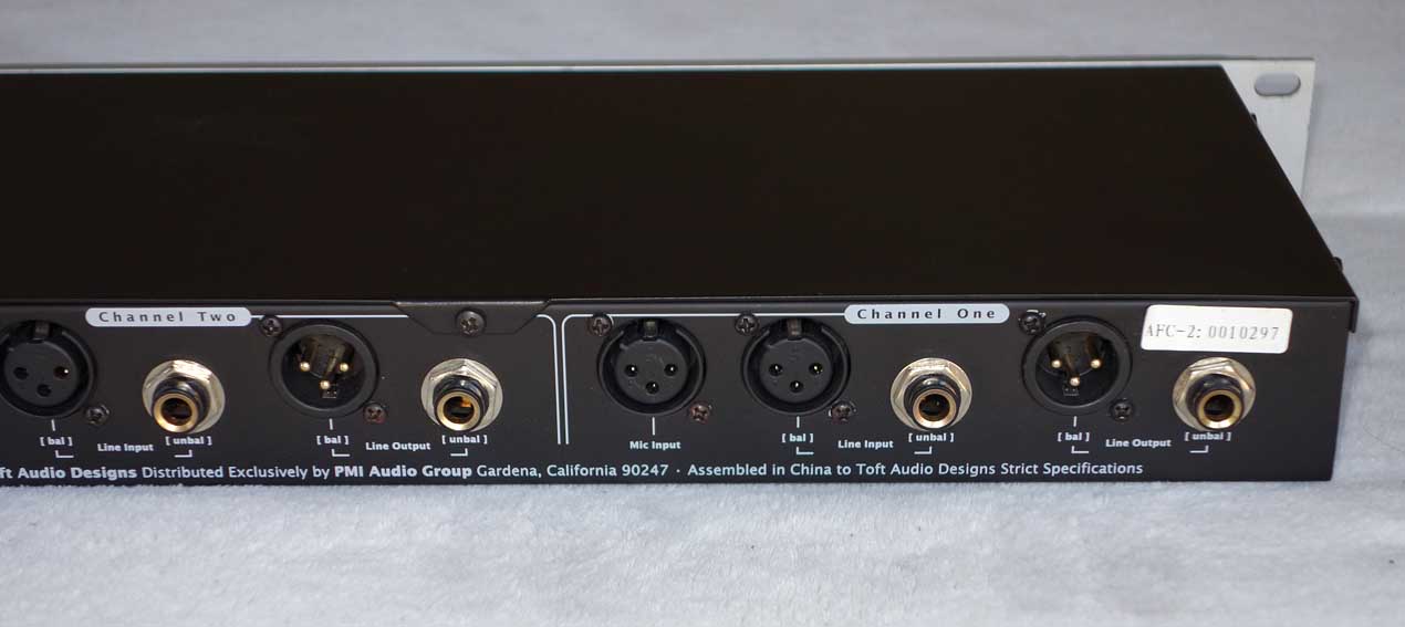 TOFT Audio AFC-2 Stereo Mic Pre w/ Equalizer