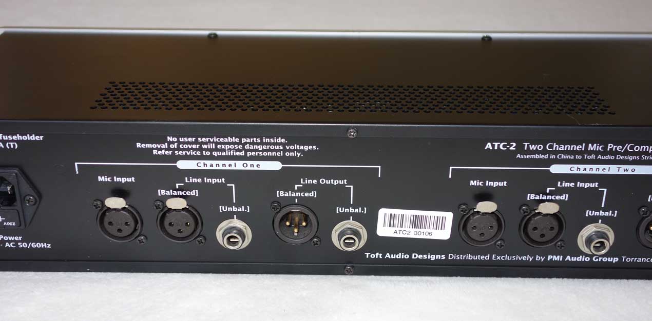 TOFT Audio ATC-2 Stereo Mic Pre w/ Equalizer, FET Compressor