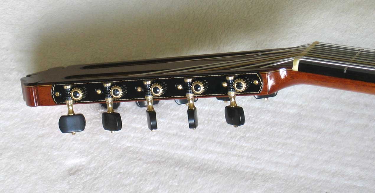 1975 Mitsuru Tamura 10-String Classical Harp Guitar, Spruce Top, Signed Label