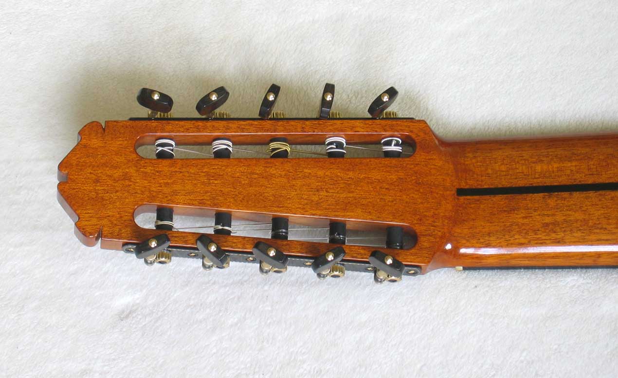 1975 Mitsuru Tamura 10-String Classical Harp Guitar, Spruce Top, Signed Label