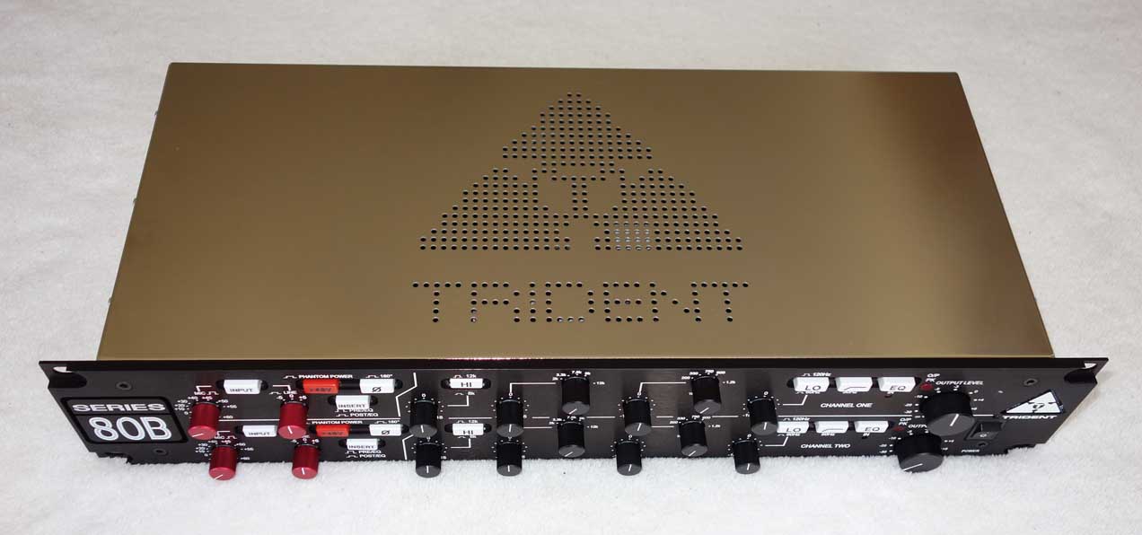 TRIDENT Audio 80B Stereo Mic Pre w/ Equalizer Channel Strip from Trident 80B Console