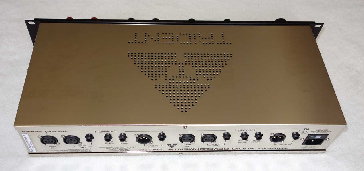 TRIDENT Audio 80B Stereo Mic Pre w/ Equalizer Channel Strip from Trident 80B Console