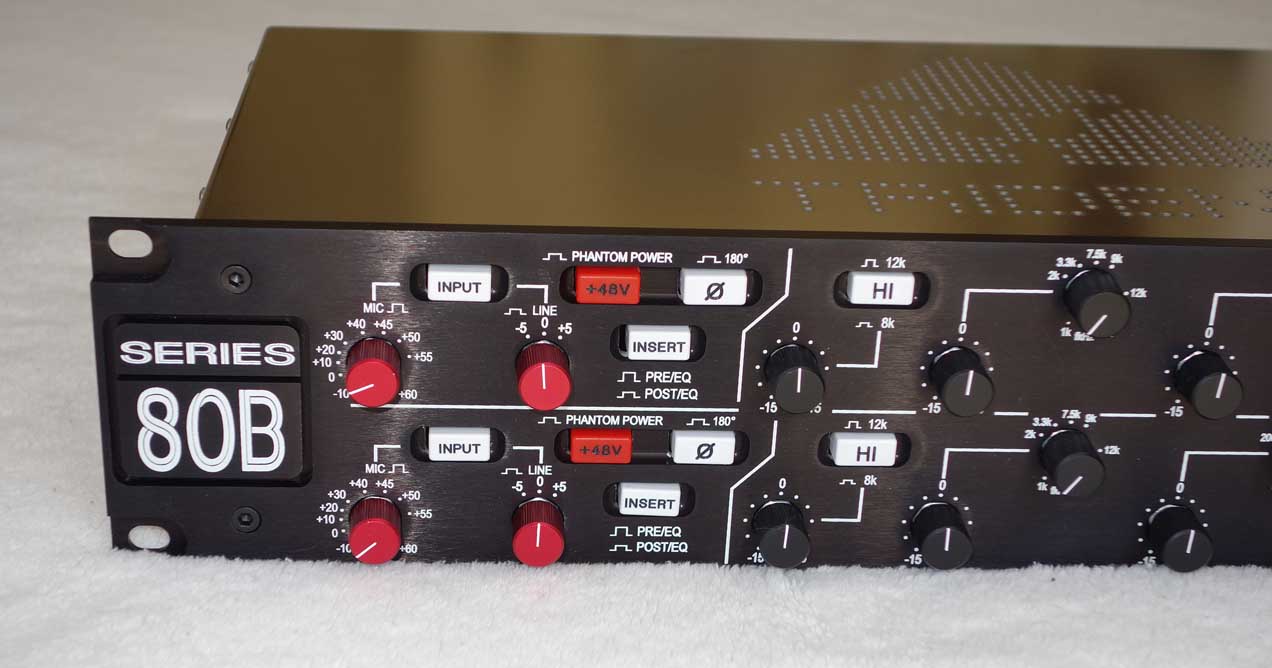 TRIDENT Audio 80B Stereo Mic Pre w/ Equalizer Channel Strip from Trident 80B Console