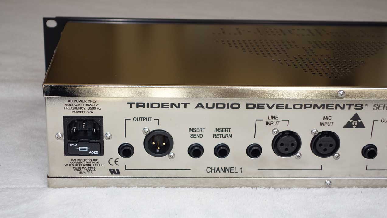 TRIDENT Audio 80B Stereo Mic Pre w/ Equalizer Channel Strip from Trident 80B Console