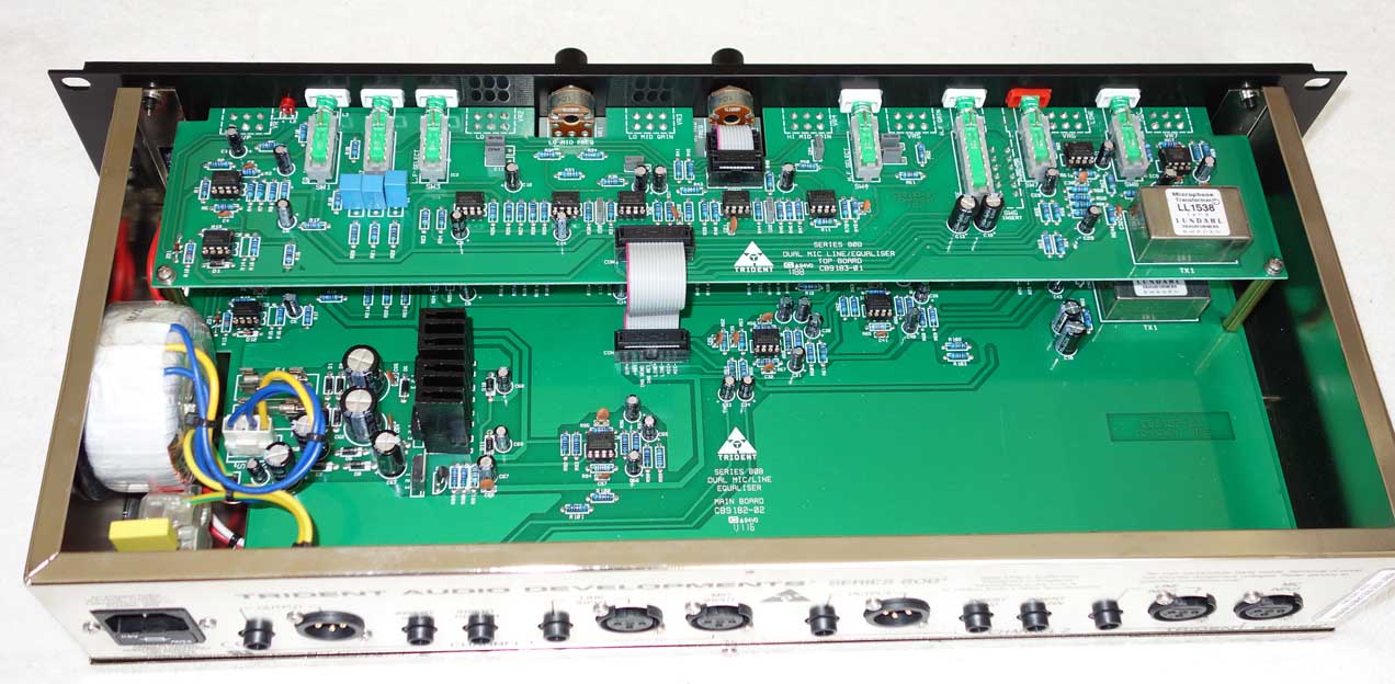 TRIDENT Audio 80B Stereo Mic Pre w/ Equalizer Channel Strip from Trident 80B Console