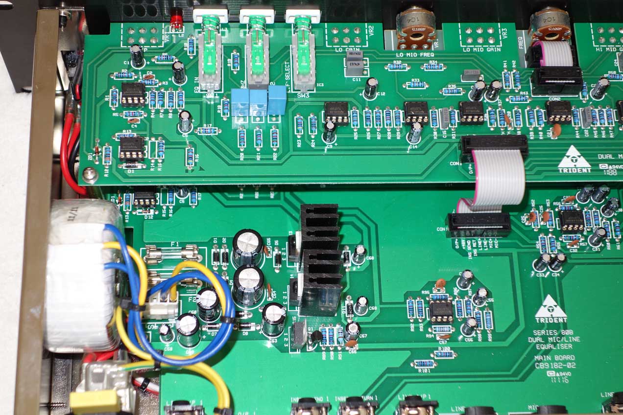 TRIDENT Audio 80B Stereo Mic Pre w/ Equalizer Channel Strip from Trident 80B Console
