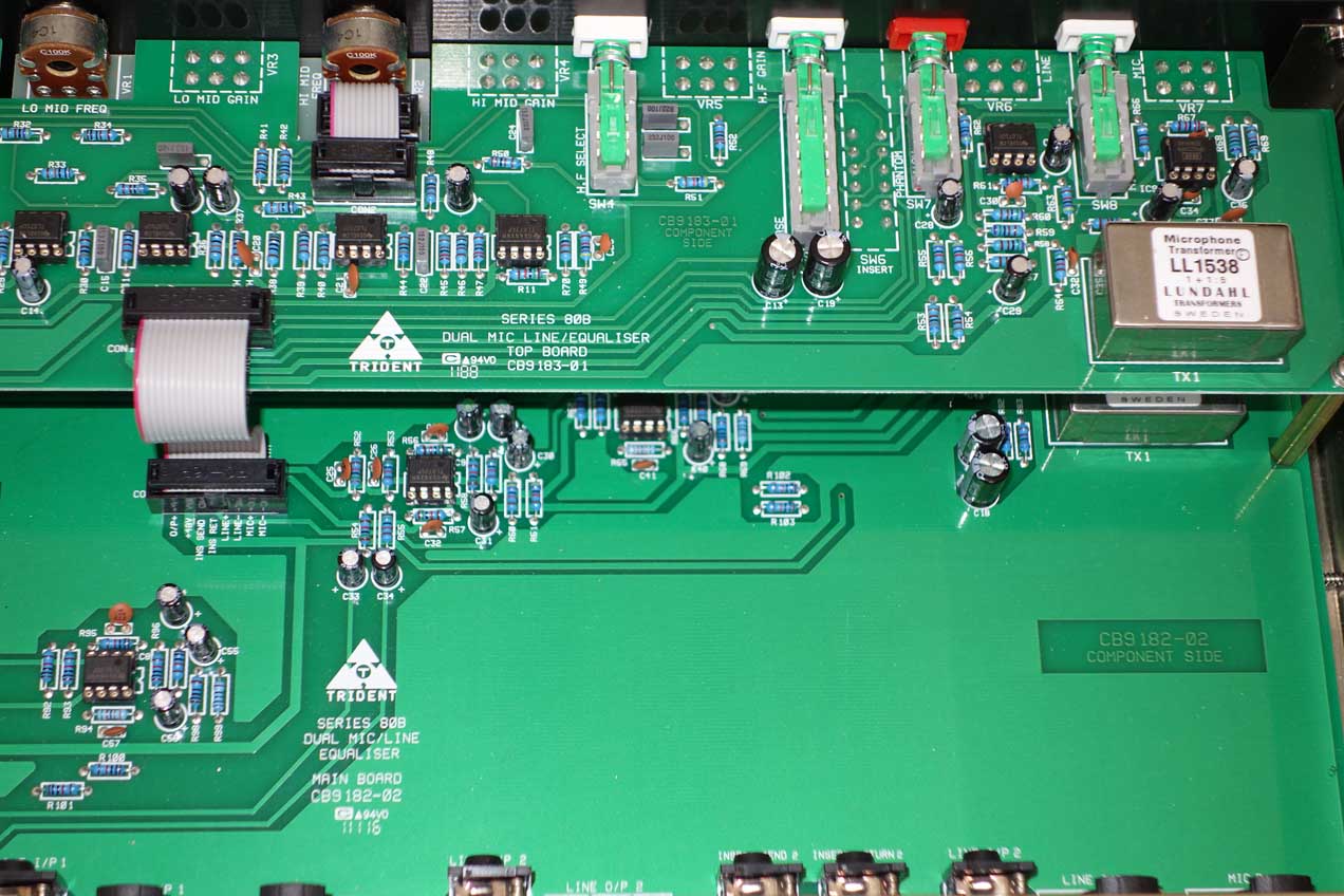 TRIDENT Audio 80B Stereo Mic Pre w/ Equalizer Channel Strip from Trident 80B Console