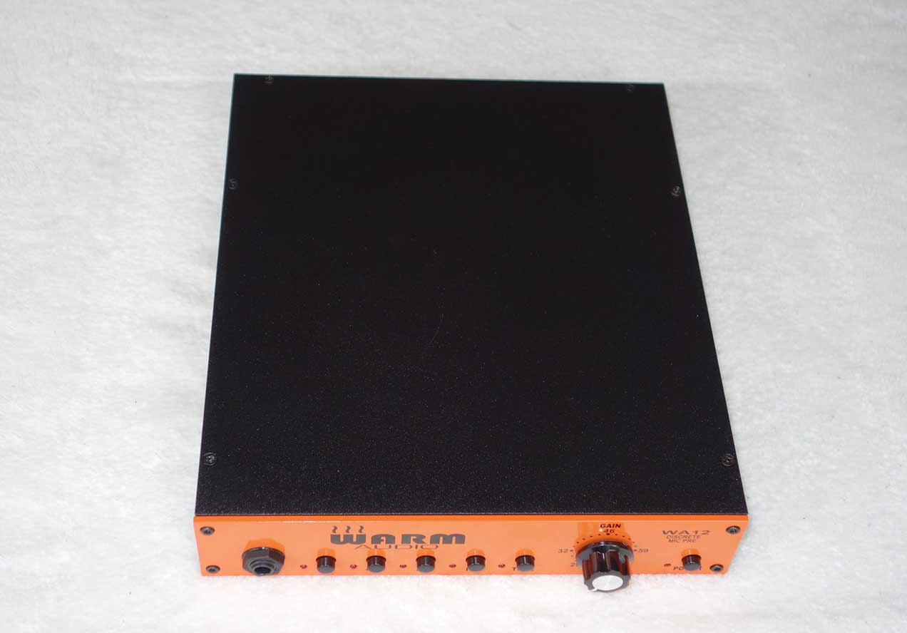 WARM AUDIO WA12 Mic Preamp w/ Custom Cinemag Transformers [API312 Circuit] 1/2 Space RU