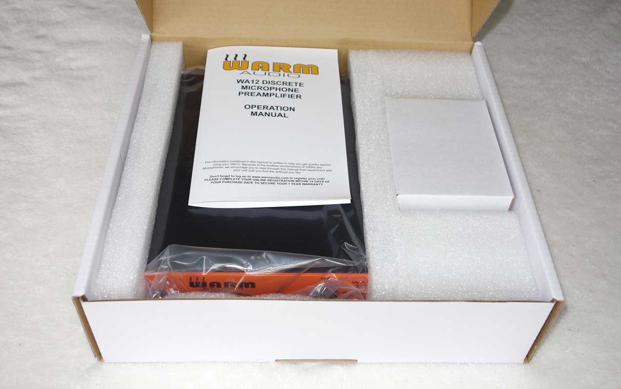 WARM AUDIO WA12 Mic Preamp w/ Custom Cinemag Transformers [API312 Circuit] 1/2 Space RU