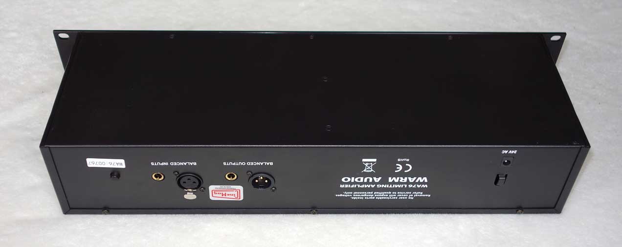 WARM AUDIO WA76 COMPRESSOR / LIMITER [Classic 1176 Revision D]  w/Original Reichenbach/CineMag Transformer Design