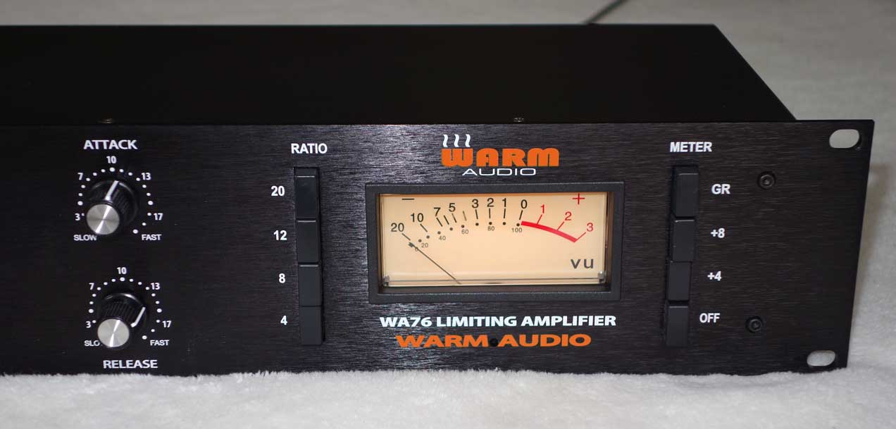 WARM AUDIO WA76 COMPRESSOR / LIMITER [Classic 1176 Revision D]  w/Original Reichenbach/CineMag Transformer Design