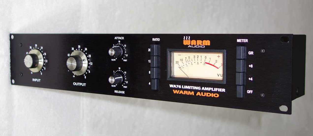 WARM AUDIO WA76 COMPRESSOR / LIMITER [Classic 1176 Revision D]  w/Original Reichenbach/CineMag Transformer Design