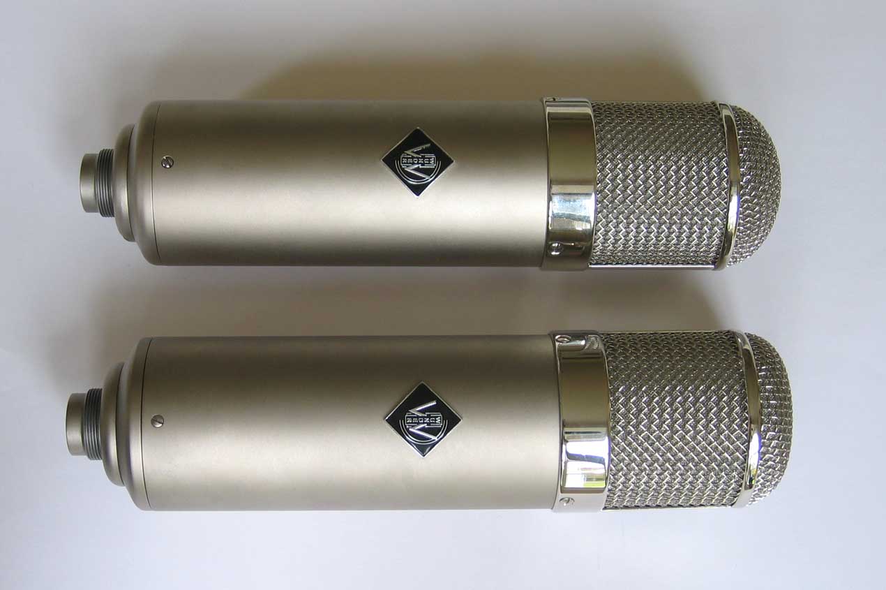 MATCHED PAIR Wunder Audio CM7GT / M7 Tube Condenser Mics [Neumann U47 Clone]