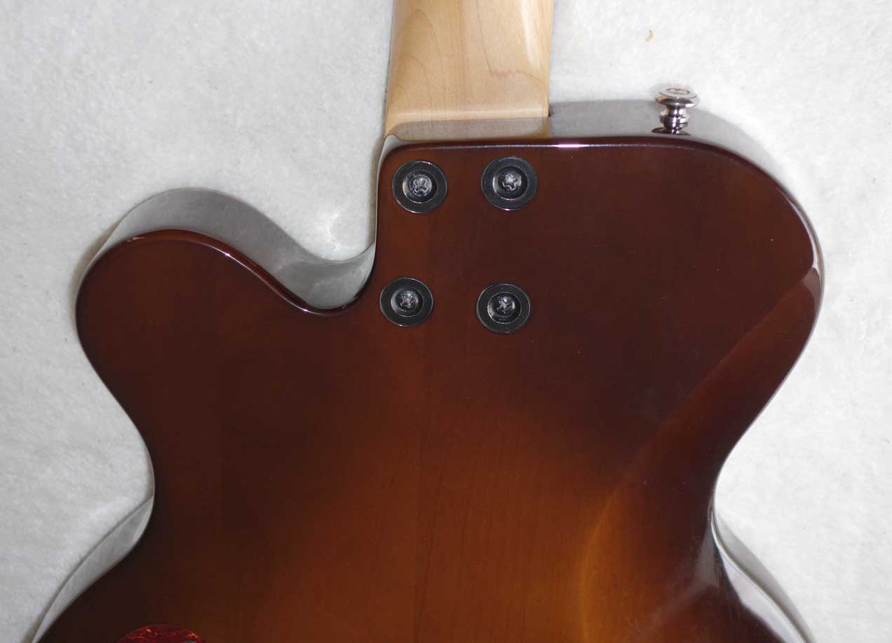  1999 YAMAHA AES800 Electric Guitar in Brown Sunburst, DiMarzio DLX + Pups