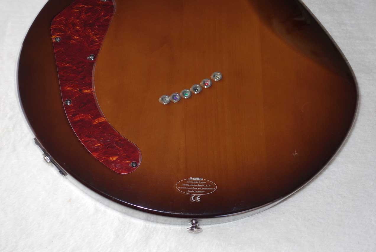  1999 YAMAHA AES800 Electric Guitar in Brown Sunburst, DiMarzio DLX + Pups