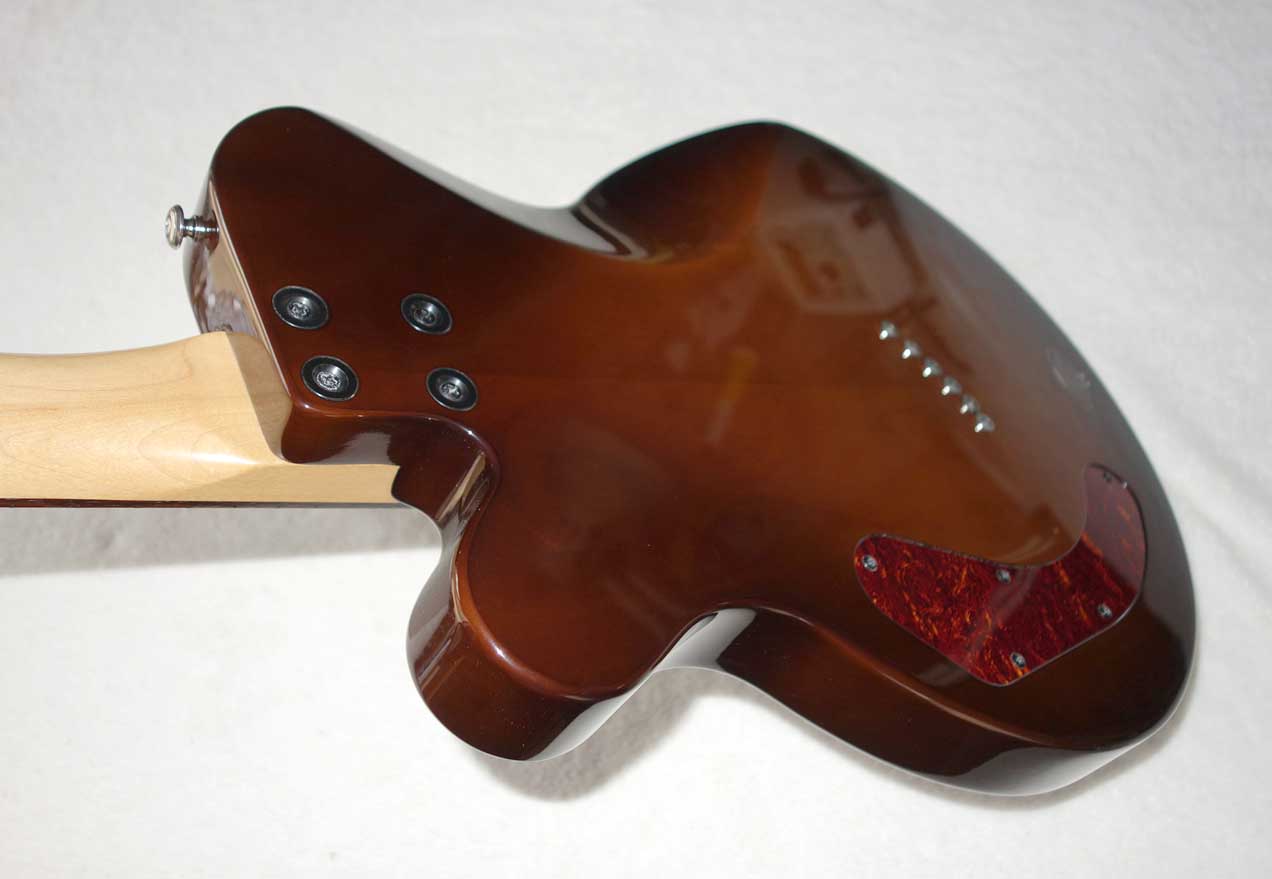  1999 YAMAHA AES800 Electric Guitar in Brown Sunburst, DiMarzio DLX + Pups