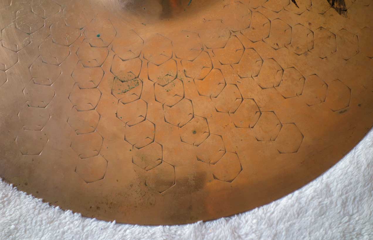 Vintage Early 1990s Zildjian 14" Z Dyno Beat Hi Hat Bottom Heavy Weight = 1360 grams