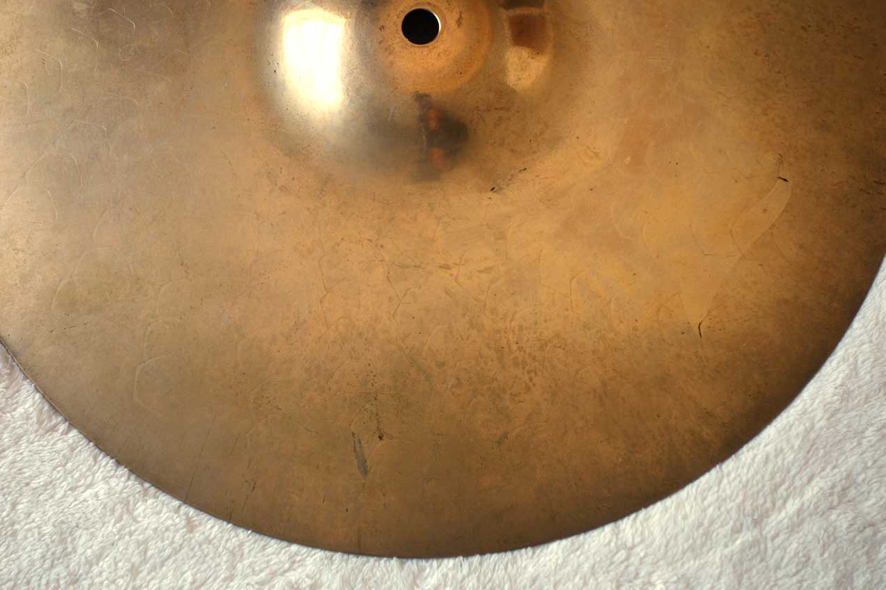 Vintage 1998 Zildjian 14" Z Dyno Beat Hi Hat Bottom Extra Heavy Weight = 1700 grams