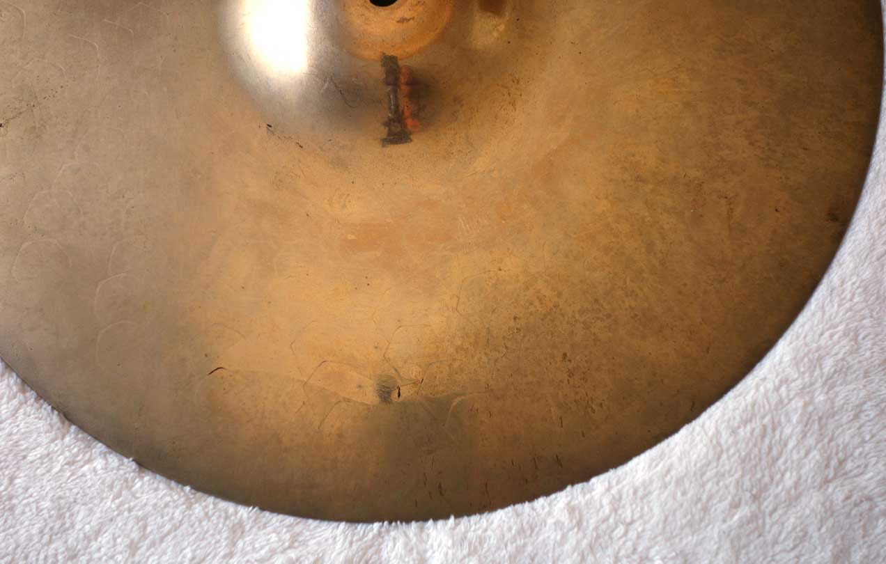 Vintage 1998 Zildjian 14" Z Dyno Beat Hi Hat Bottom Extra Heavy Weight = 1700 grams