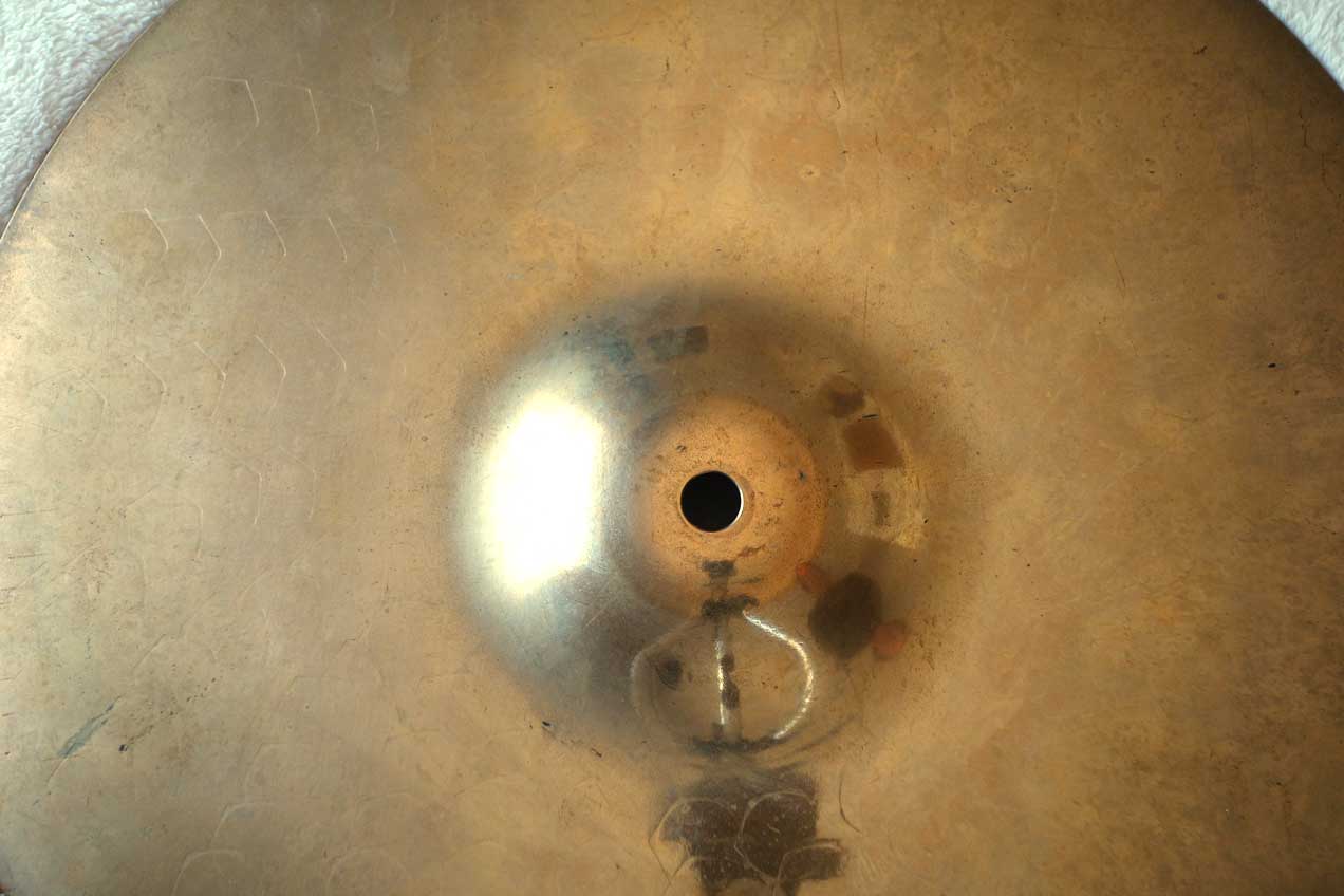 Vintage 1998 Zildjian 14" Z Dyno Beat Hi Hat Bottom Extra Heavy Weight = 1700 grams
