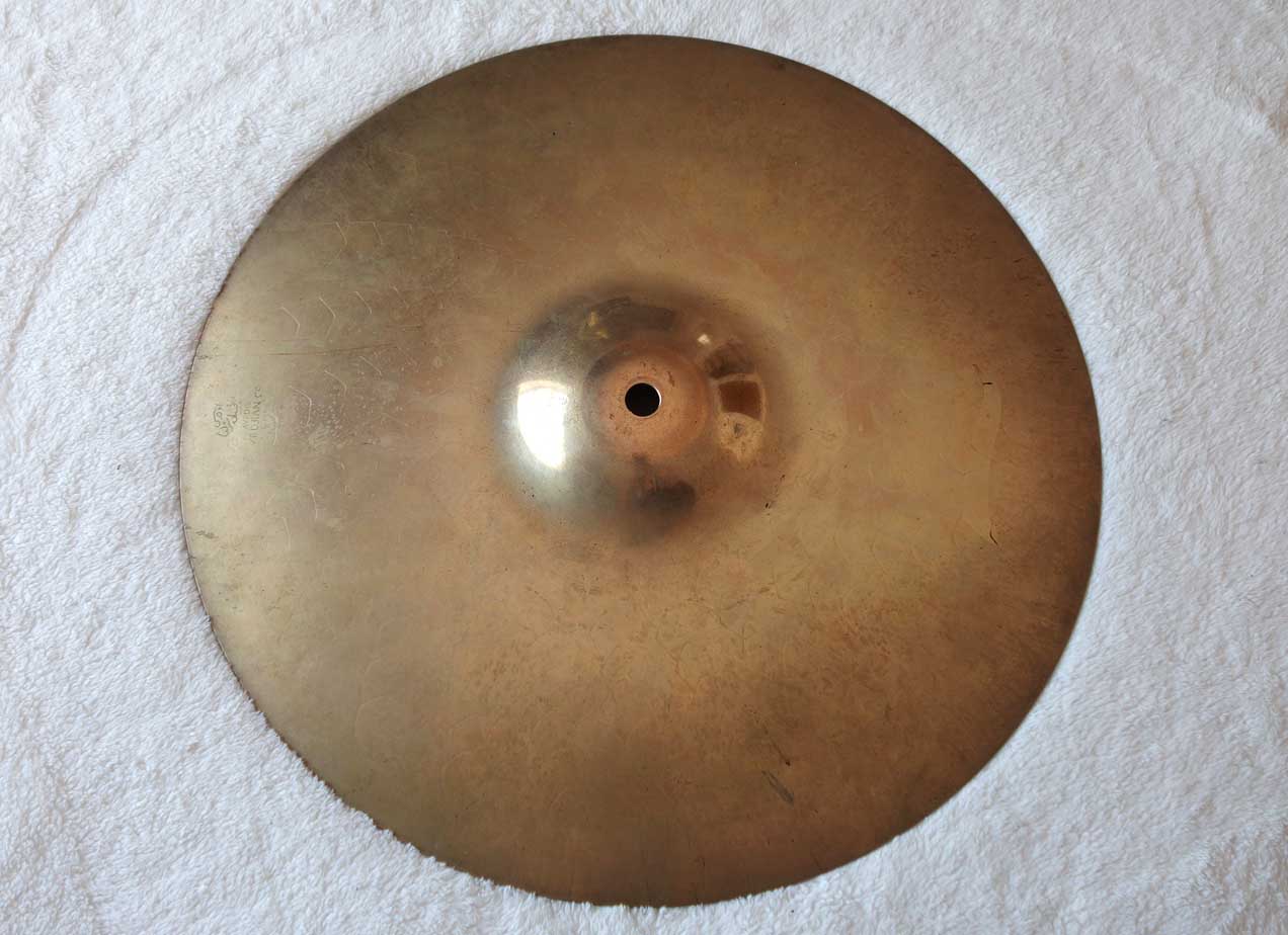 Vintage 1998 Zildjian 14" Z Dyno Beat Hi Hat Bottom Extra Heavy Weight = 1700 grams