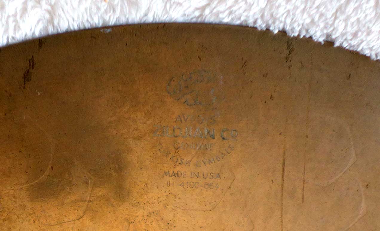 Vintage 1998 Zildjian 14" Z Dyno Beat Hi Hat Bottom Extra Heavy Weight = 1700 grams