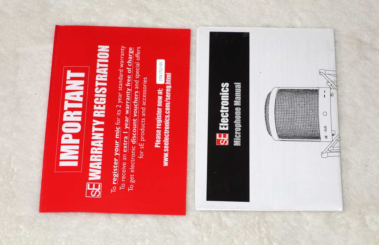 sE Electronics Rupert Neve RN17 Condenser Mic w/Flight Case, Mount, Cardioid Capsule